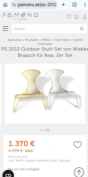 Rarer Ikea PS 2012 Loungestuhl Metall Bild 9