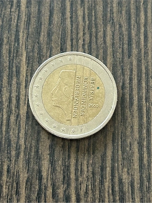 2 Euro Umlaufmünze Niederlande 2000