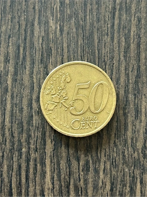50 Cent Umlaufmünze Griechenland 2002 Bild 2