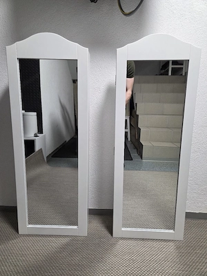 2x Schmuckschrank mit Spiegel   weiß, sehr guter Zustand Bild 6