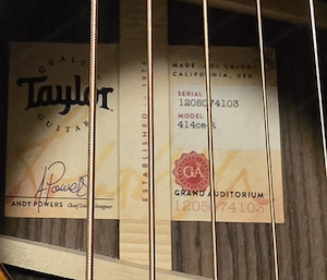 TAylor 414 CE TBS Bild 7