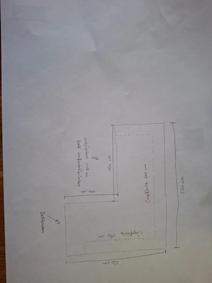 Gelbes Sofa L-förmig aus Stoff mit Ausziehfunktion und Stauraum Bild 6