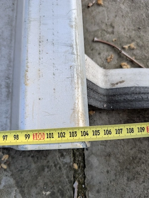 10 Trapezbleche (4,5 m x 1 m)   0,75 mm Stahl Bild 4