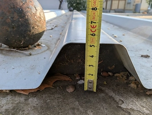 10 Trapezbleche (4,5 m x 1 m)   0,75 mm Stahl Bild 2