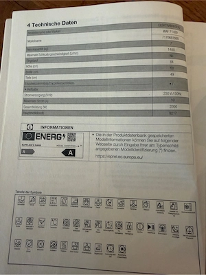 Waschmaschine Elektra Bregenz Bild 3