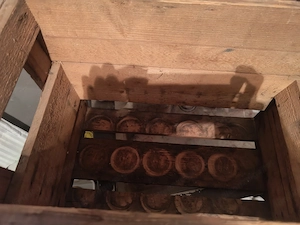 Alte Fohrenburger Brauerei Holzkiste  Bild 4