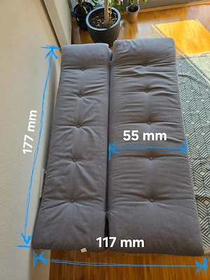 Bequemes klappbares Sofa Bild 4