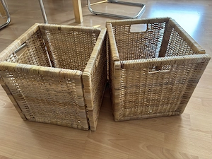 Ikea Branäs Korb Rattan Bild 2