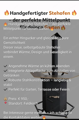 Verkaufe Stehofen  Bild 2