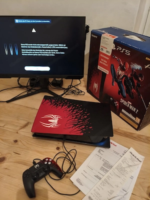 PlayStation 5 Limited Edition   Marvel s Spider-Man 2 (Konsole & Cover) Bild 2