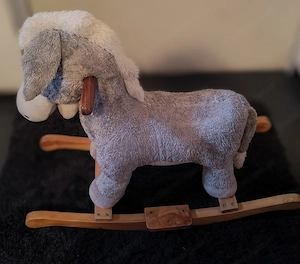 Kleiner alter Schaukelesel Schaukeltier Bild 2