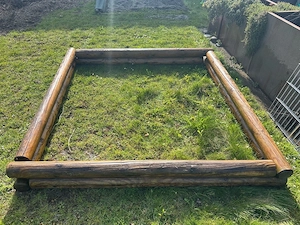 Sandkasten 2x2m mit Abdeckung  Bild 5