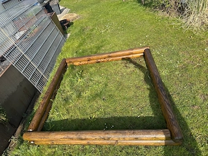 Sandkasten 2x2m mit Abdeckung  Bild 3