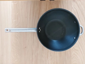 Ikea WOK mit Glasdeckel, ca. 28 30 cm Durchmesser Bild 2