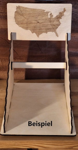 Messer Steller Ständer Display Halter Holz für 9 -11 Taschenmesser Breite bis 200mm gelasert ab 30  Bild 3