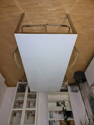 IKEA TORSBY Esstisch 180 cm   Glas & Edelstahl Bild 2