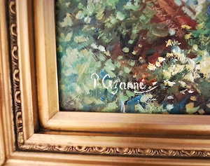 Konrad Kujau "Original-Fälschung" nach Paul Cézanne Bild 3