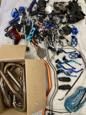 moped teile für derby irgend ein cross modell Bild 3