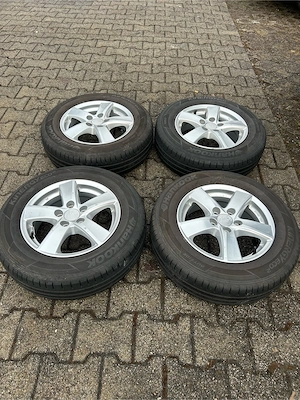 4x Sommerreifen 175 70 R14 auf Alufelgen (VW Polo) Bild 5