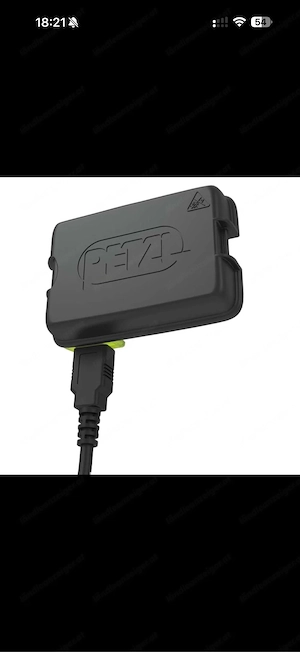 Petzl Swift RL schwarz Stirnlampe Neuwertig 2 Akkus Bild 4