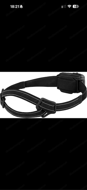 Petzl Swift RL schwarz Stirnlampe Neuwertig 2 Akkus Bild 3