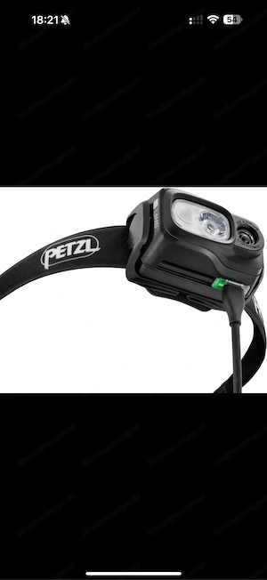 Petzl Swift RL schwarz Stirnlampe Neuwertig 2 Akkus Bild 2