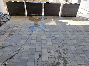 Pflanzkübel Raumteiler XXL Rattan grau  L100   B30   H80   4 Stück, Top Zustand Bild 2