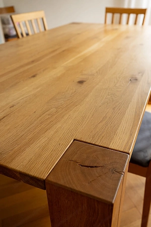 gepflegter, sehr gut erhaltener Esstisch (Eiche) inkl. 6 Stühle Bild 6