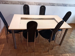 Esstisch mit 6 Stühlen Gratis  Bild 2
