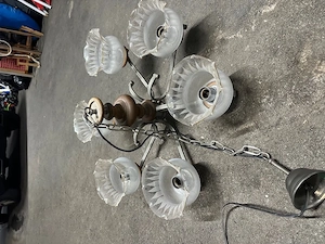 Luster, Kronleuchter, 6 flammig