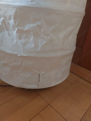Ikea Stehlampe mit Papier Bild 2