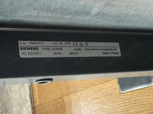 Geräteserie Siemens Kaffeemaschine Backofen Dampfgarer Bild 5