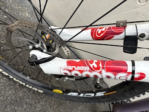 MTB Kraftstoff Modell X3, weiss dunkelpurpur, Rahmengrösse S Bild 2