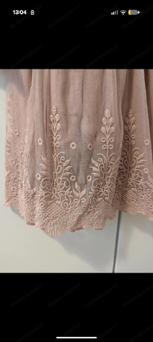 tolles Kleid mit Spitzenrock Gr 80 Bild 3