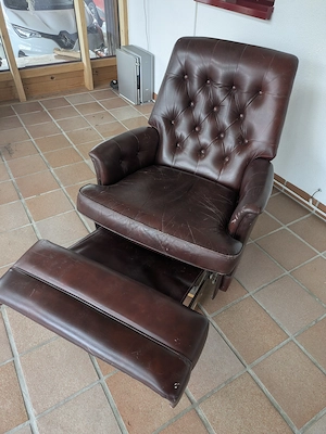 Ledersessel zum relaxen Bild 2