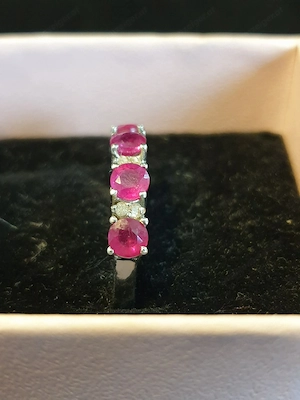 Eleganter Rubin-Ring 1,2ct Bild 2