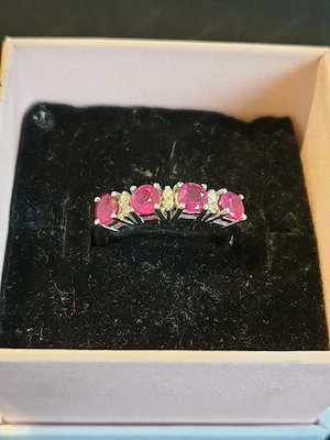 Eleganter Rubin-Ring 1,2ct Bild 6