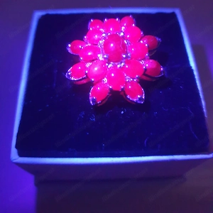 Auffälliger Rubin-Ring mit 5ct aus 925 Silber Bild 2