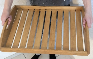 Servierwagen aus Holz Bild 3