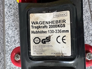 Wagenheber 2000 kg Bild 3