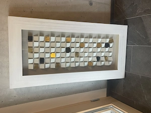 Großer Bilderrahmen mit Holz