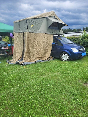 Faltdachzelt + Vorzelt (inkl. Boden) Gordigear Tsunami Plus 140 - top Wetterfest Bild 2