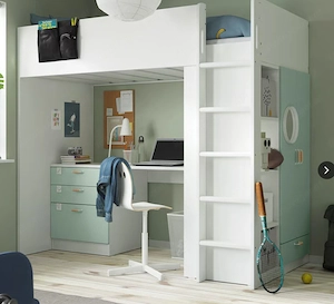 Ikea SMASTAD Hochbett, weiß  Bild 8