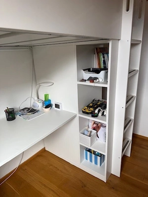 Ikea SMASTAD Hochbett, weiß  Bild 4