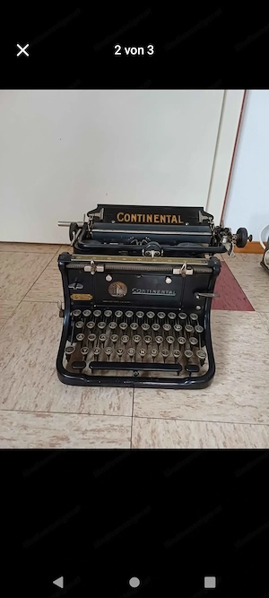 Alte Schreibmaschiene Bild 2