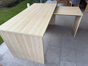 Schreibtisch als Kombination oder einzeln nutzbar