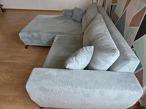 Cord Sofa neuwertig, elektrisch ausziehbar Bild 6