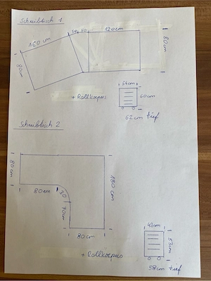 Büromöbel für 2 Arbeitsplätze  Bild 7