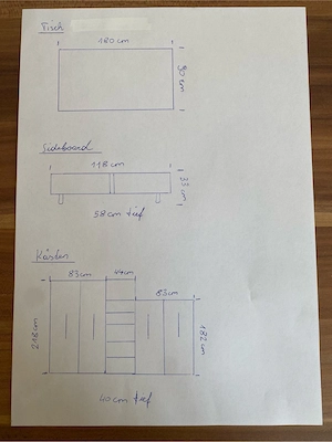 Büromöbel für 2 Arbeitsplätze  Bild 6