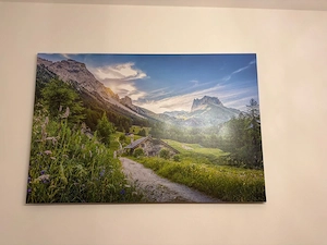 Wandbild ca 70x120 cm 